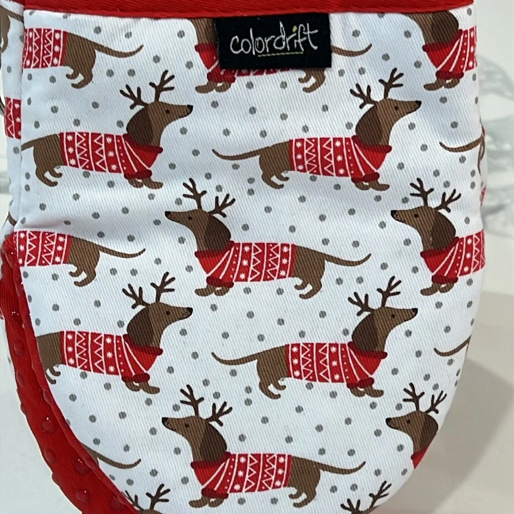 🐾🎅🏻Dachshund Mini OVEN MITTS